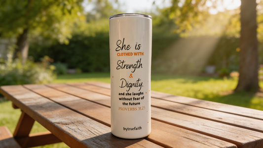 20oz Stainless Steel Tumbler with Metal Straw